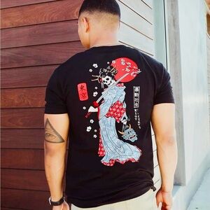 Riot Society Geisha Swords Graphic Tee